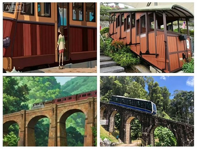 升旗山第3代缆车正面